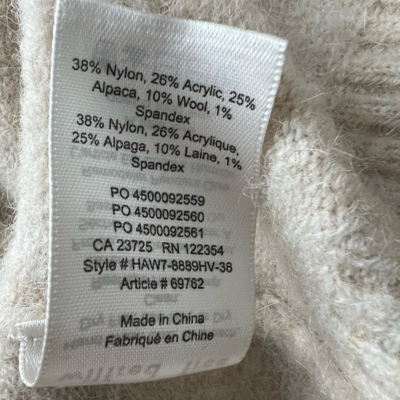 Aritzia Wilfred Free Cipriana Alpaca Wool Blend Striped Sweater Dress - Picture 4 of 5